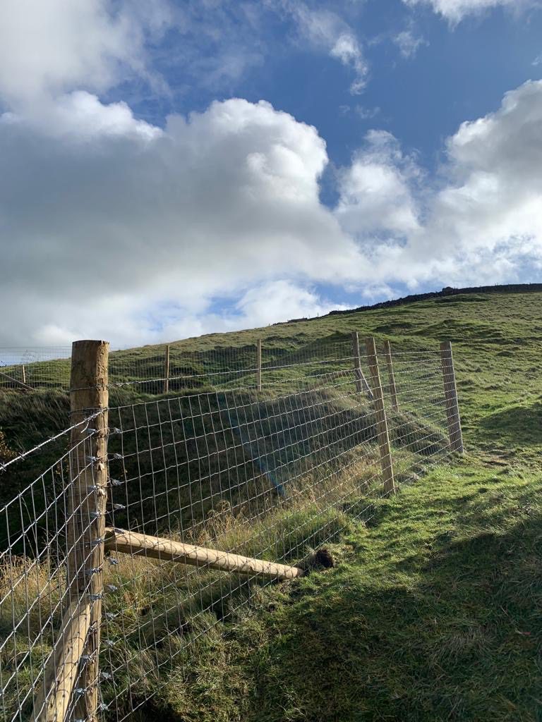 Fencing - Ecton Mine, Derbyshire