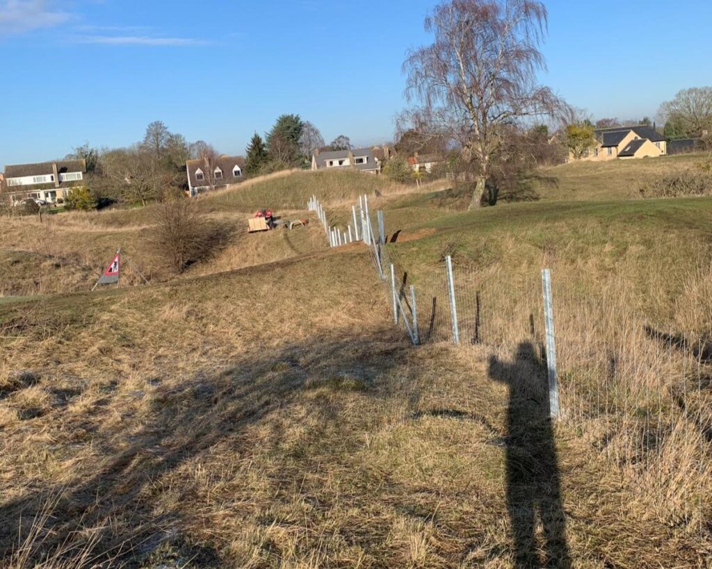 Fencing Project at Barnack Hills and Holes National Nature Reserve